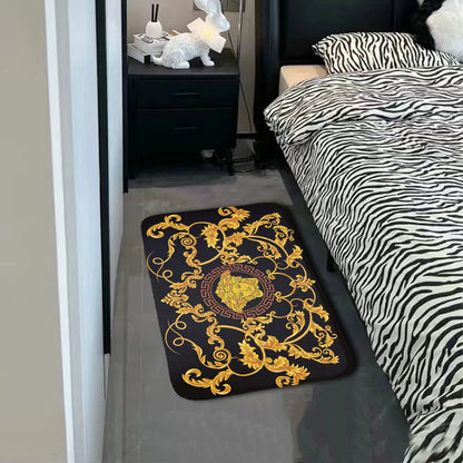 Medusa Tür Matte Luxus Marke Weiche Bad Teppich Bad Matte Küche Teppich Schlafzimmer Nachttisch Boden Matte Flanell Zimmer Eingang Türmatte